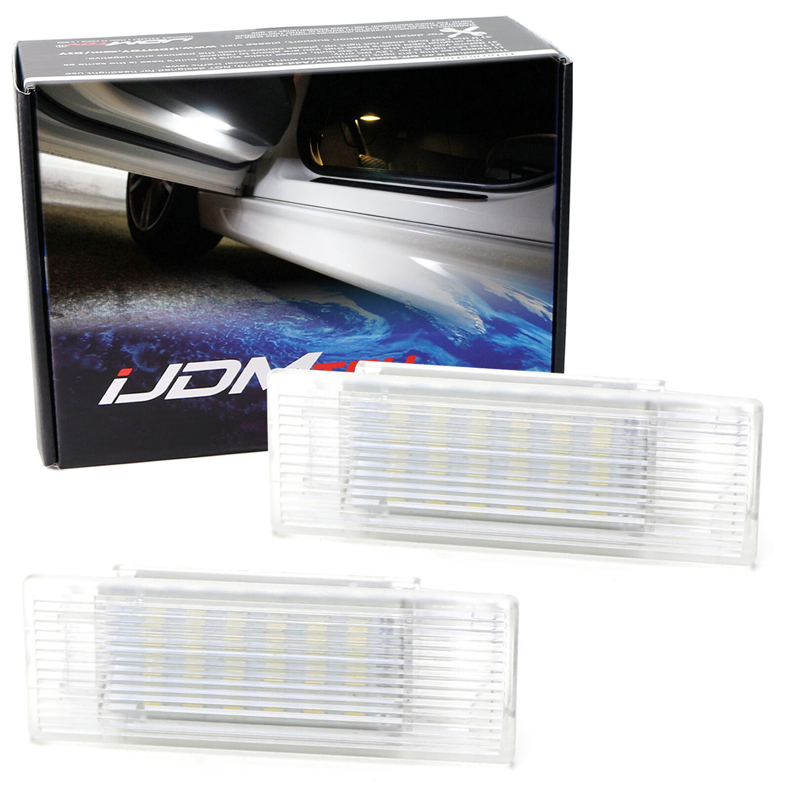 7000K White 18-SMD LED Door Courtesy Lights For BMW 1 3 4 5 7 Series X5 X6, etc