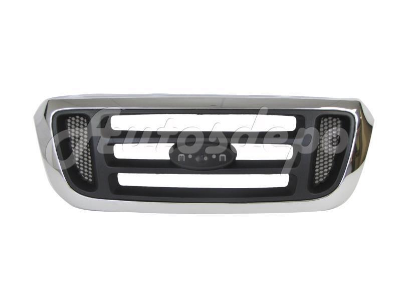For 2004-2005 RANGER PICKUP GRILLE CHROME FRAME WITH BLACK INSERTS grill NEW
