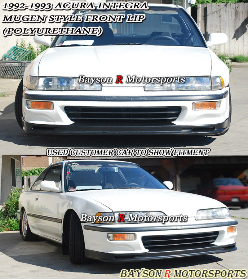 Mu-gen Style Front Lip (Urethane) Fits 92-93 Acura Integra 2/4dr