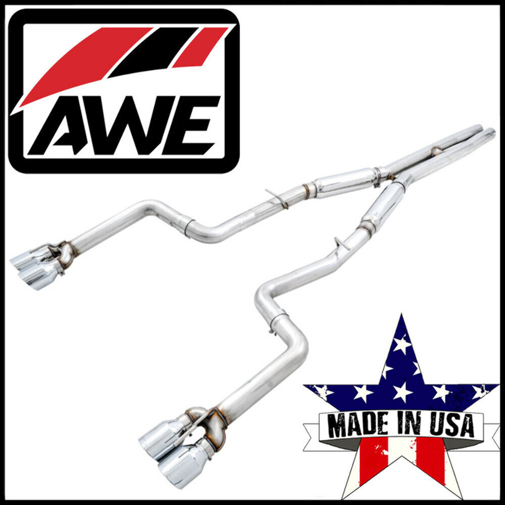 AWE Track Edition Cat-Back Exhaust System fits 15-24 Dodge Challenger 6.2L 6.4L