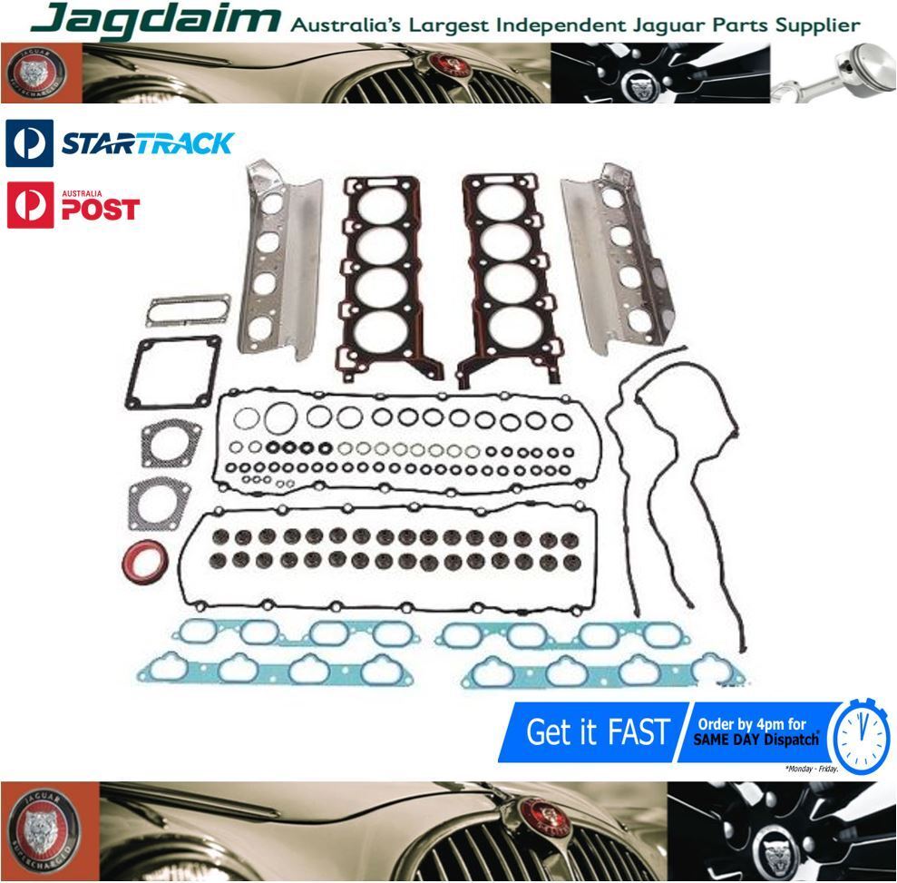 New Jaguar Engine Head Gasket VRS Set XJR XJ8 XK8 XK 4.0 SUPERCHARGED JLM20751