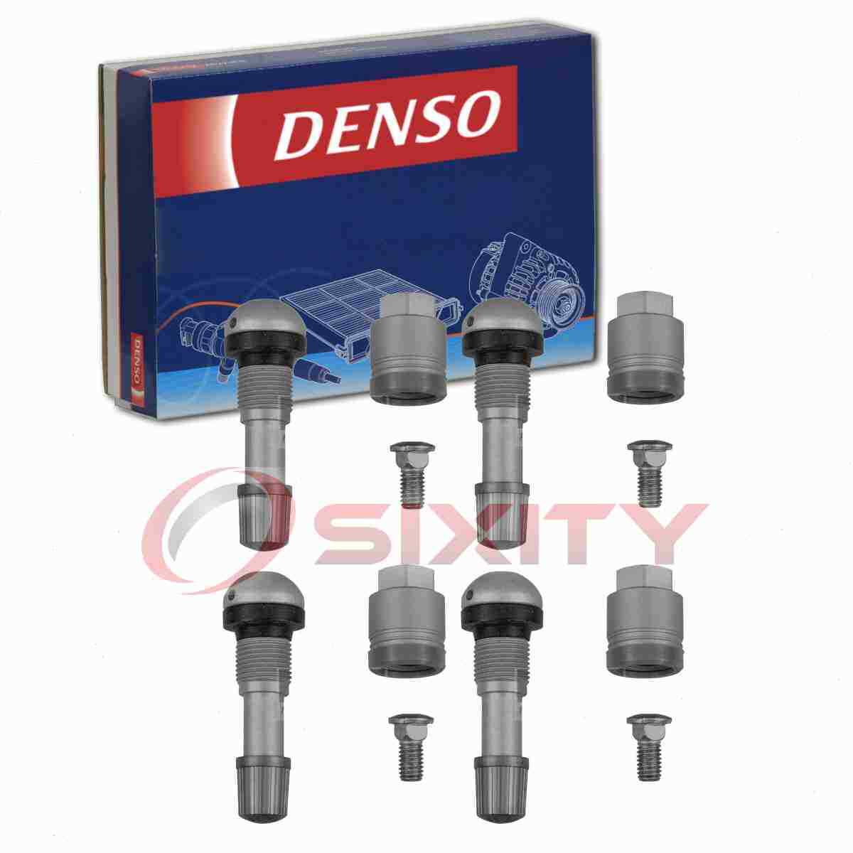 4 pc Denso TPMS Sensor Service Kits for 1999 BMW 323is Tire Pressure xc