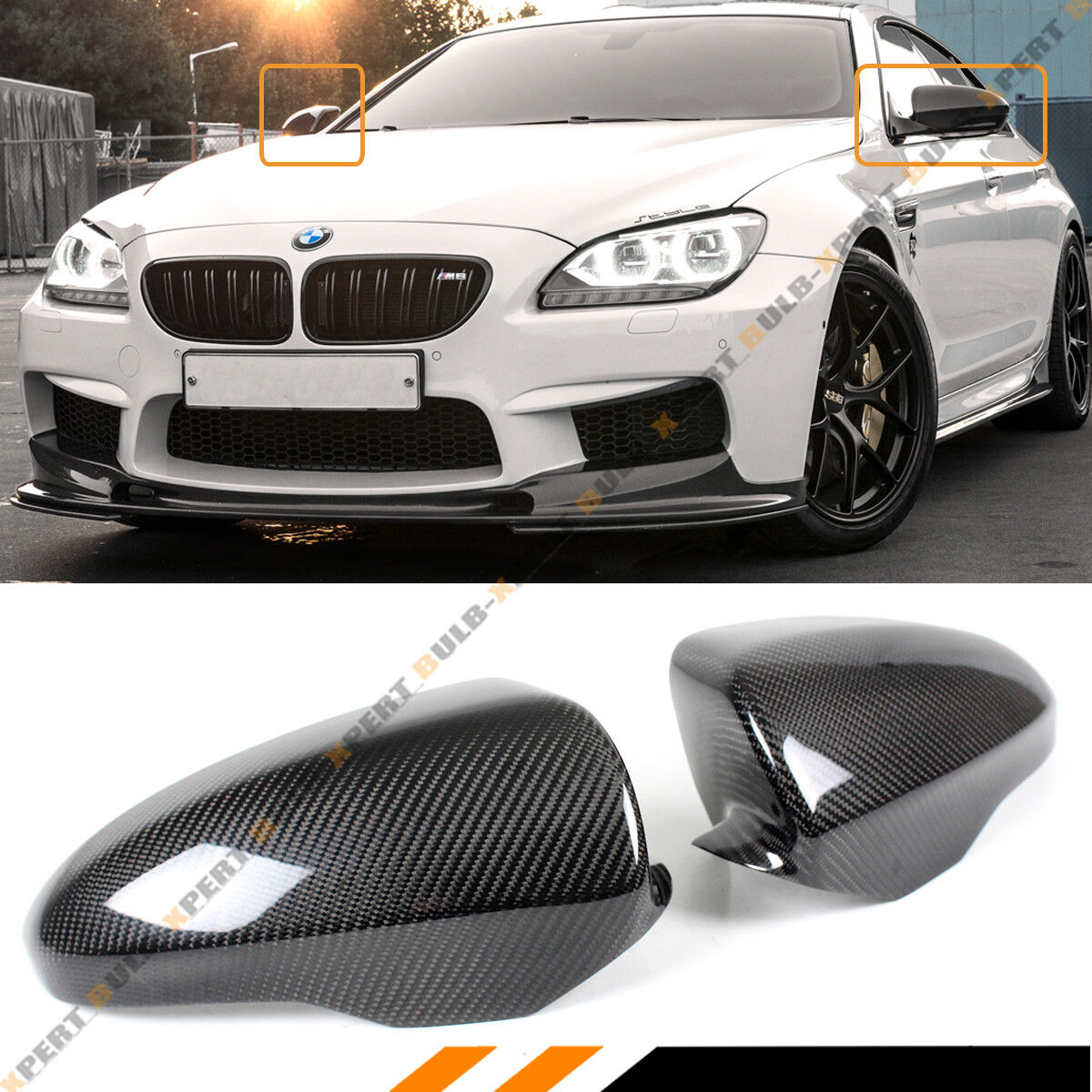 DIRECT ADD ON CARBON FIBER SIDE MIRROR COVERS CAP FOR 2012-18 BMW F06 F12 F13 M6
