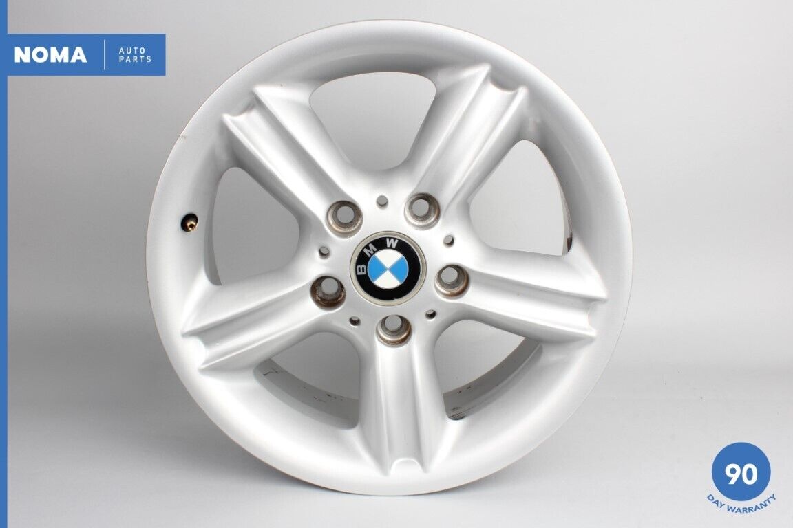 99-02 BMW Z3 E36 7Jx16 R16 5 Spoke Alloy Wheel Rim w/ Cap 36111096138 OEM