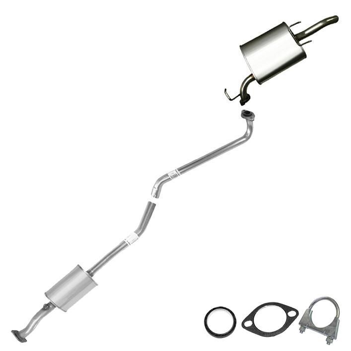 Stainless Steel Exhaust System fits: 95-1997 Toyota Corolla Geo Prizm