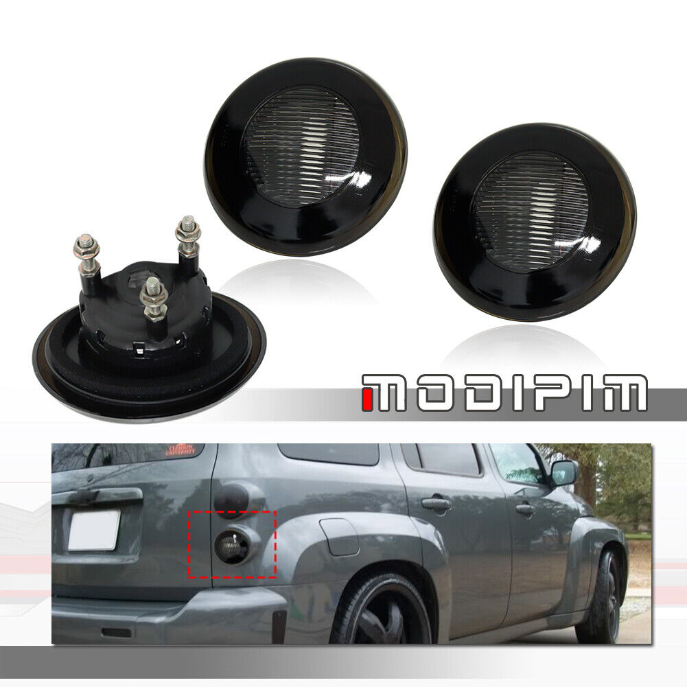 Smoked Black Lens Rear Reverse Backup Lights Housing Kit For 2006-2011 Chevy HHR