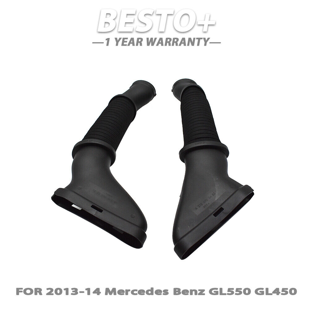 NEW Left Right Air Intake Inlet Duct Hose For 2013-14 Mercedes Benz GL550 GL450