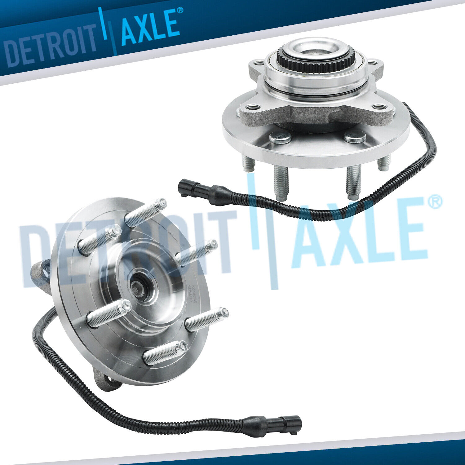 4WD Front Wheel Bearing Hubs for 2007 - 2010 Ford Expedition Lincoln Navigator