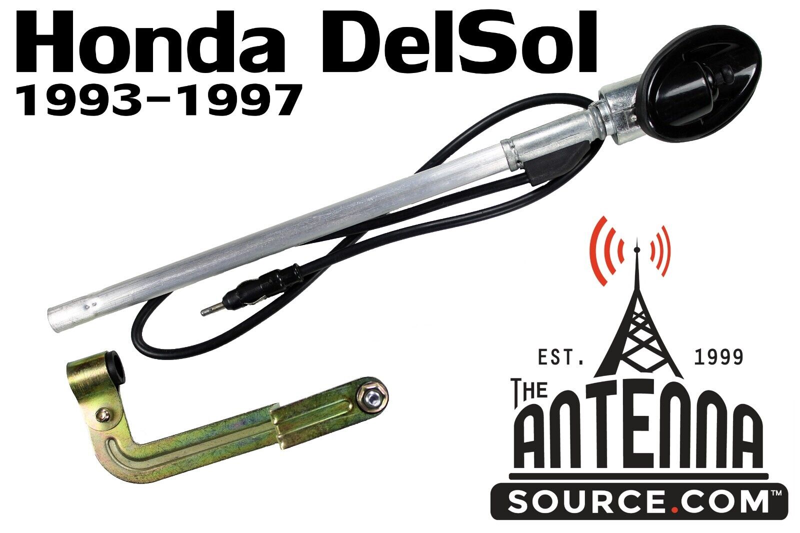 MANUAL ANTENNA KIT - Fits: 1993-1997 Honda Del Sol