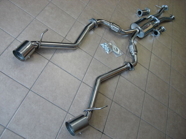 Straight Catback Exhaust System Systems + Y-Pipe Y Pipes 350Z Z33 03-08 