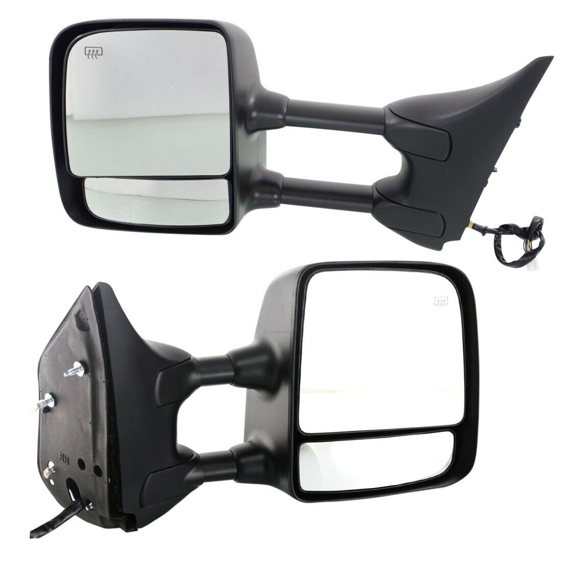 Set of 2 Towing Mirrors Power For 2004-2015 Nissan Titan Left and Right