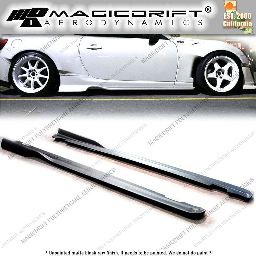 For 13 14 15 16 Scion FRS JDM GR RB Style Side Skirts Extensions Lip Kit GRDY