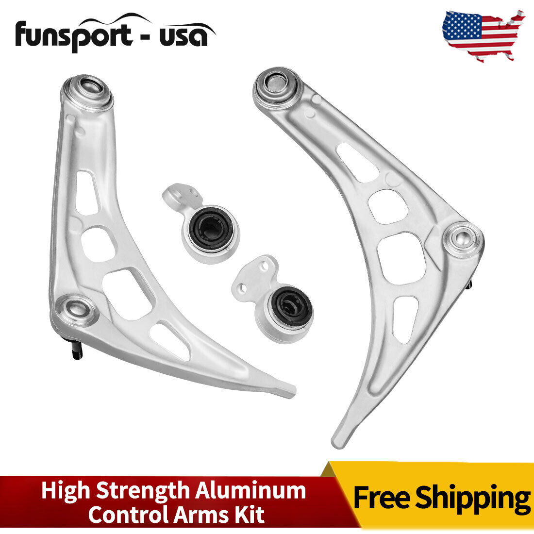 2WD Front Lower Control Arms For BMW E46 323i 325i 328i 330ci 325ci 3 Series Z4