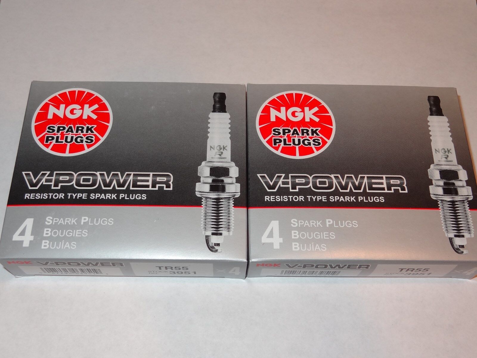 96-04 Mustang GT or Cobra N/A 4.6 V-8 NGK TR-55 3951 Spark Plugs (Eight)