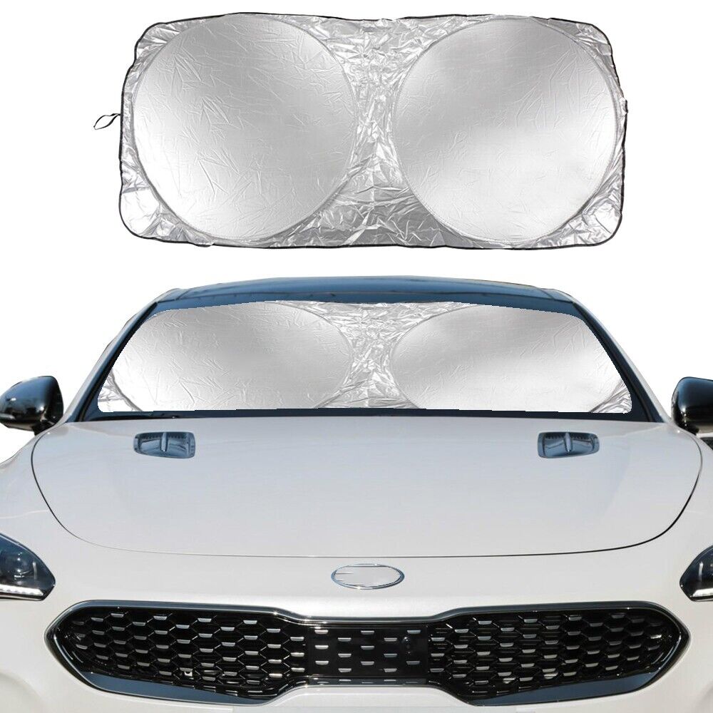 For Kia Stinger Car Foldable Sun Visor Shade Windshield Window Cover UV Block