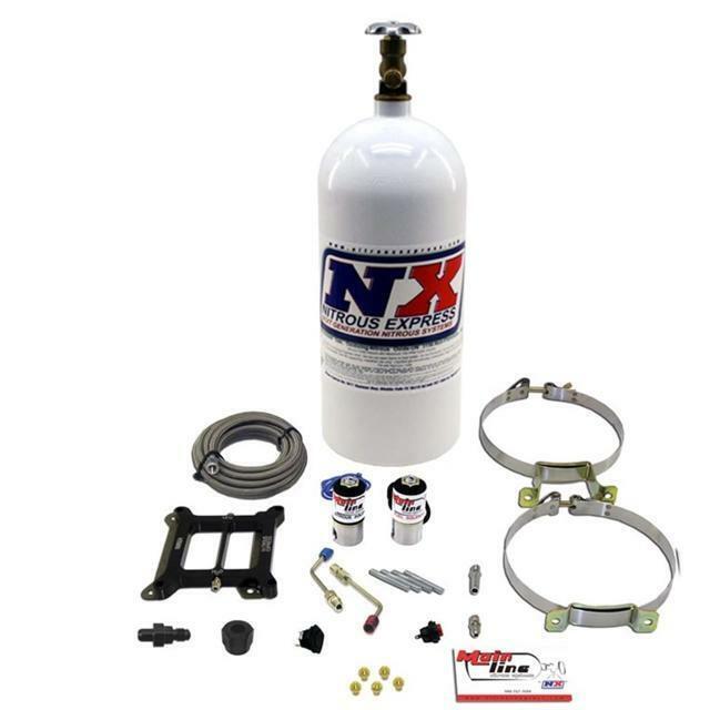 Nitrous Express ML1000 Mainline Holley 4150 4bbl Plate Kit System w/ 10 lbs. ...