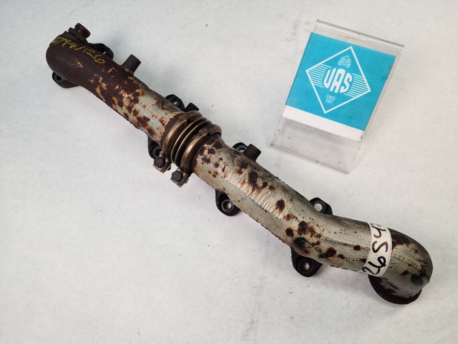 Mercedes W126 420SEL Exhaust Left Driver Manifold 1161404314 126MA47957