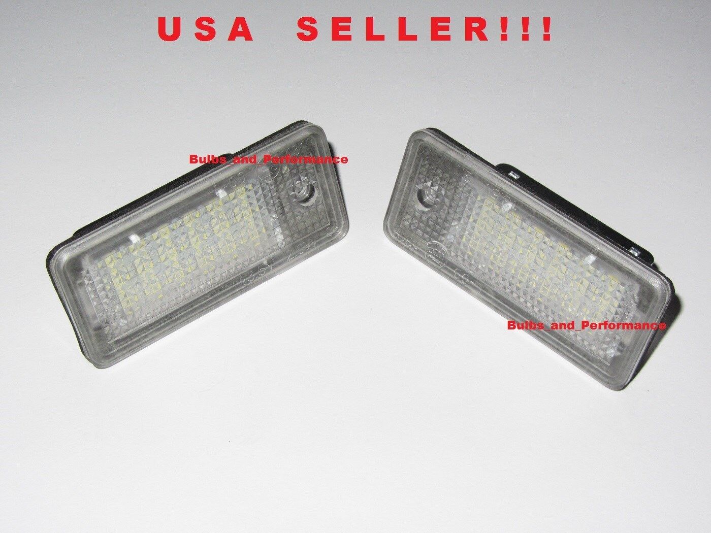 Audi A3 S3 LED License Plate Lights for years 2004 2005 2006 2007 2008 2009 NEW