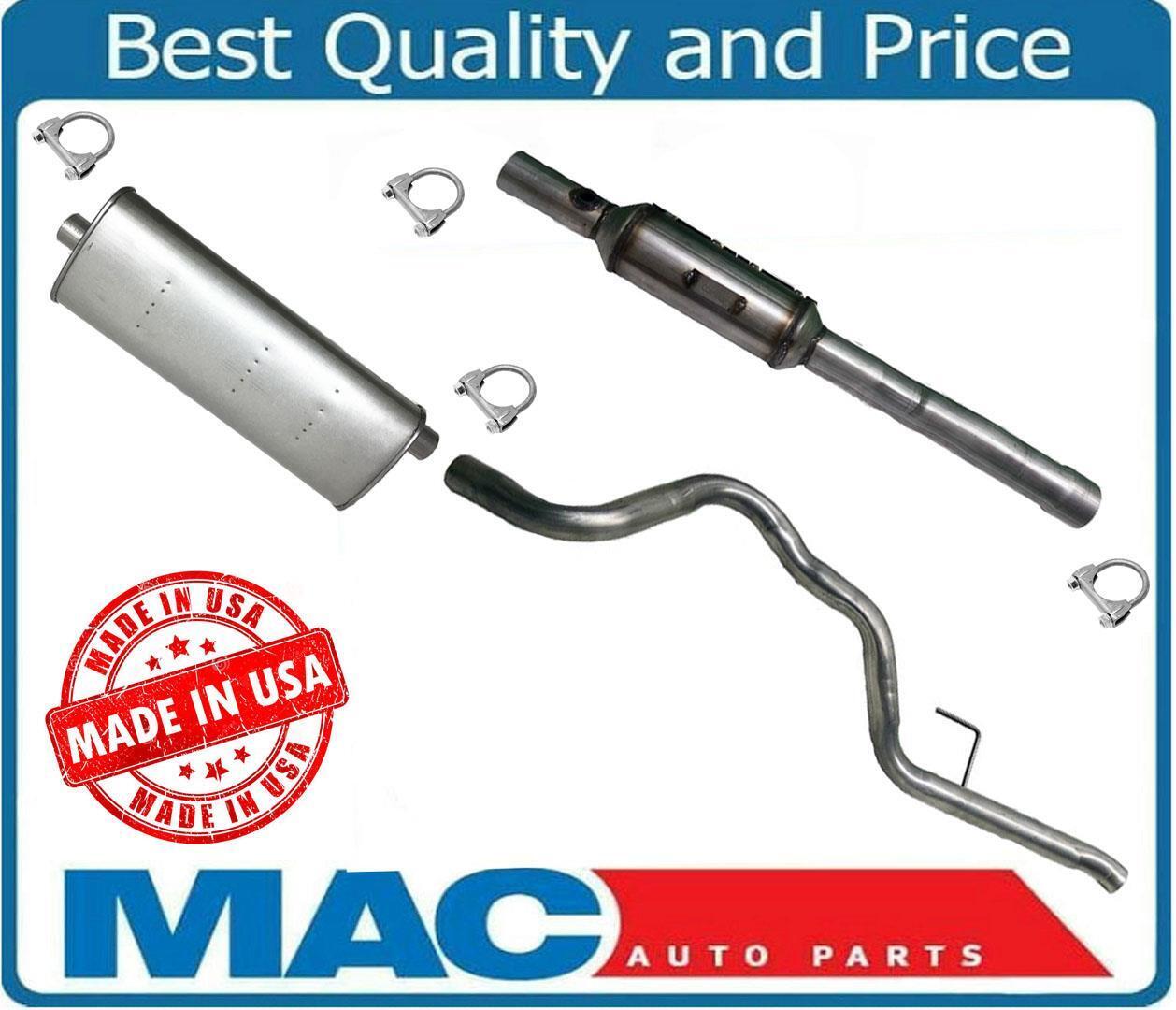 Exhaust System Pipe & Muffler With Converter For 99-01 Grand Cherokee