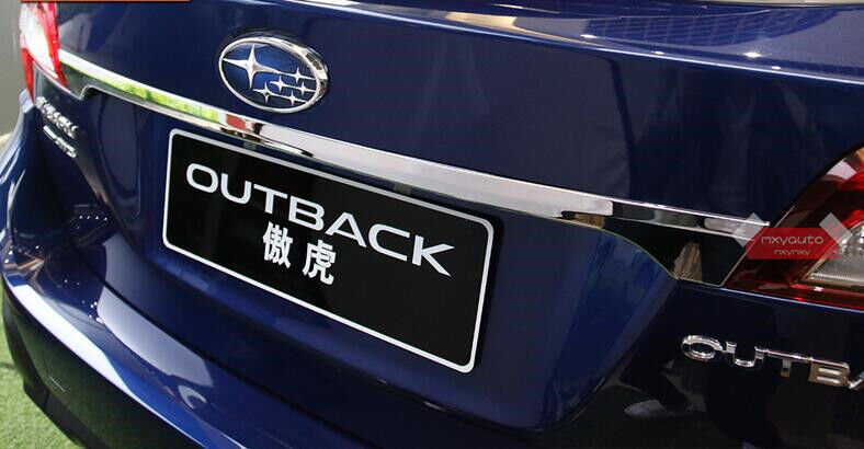 New ABS Chrome Trim Trunk Molding Strip For Subaru Outback 2015 2016 2017
