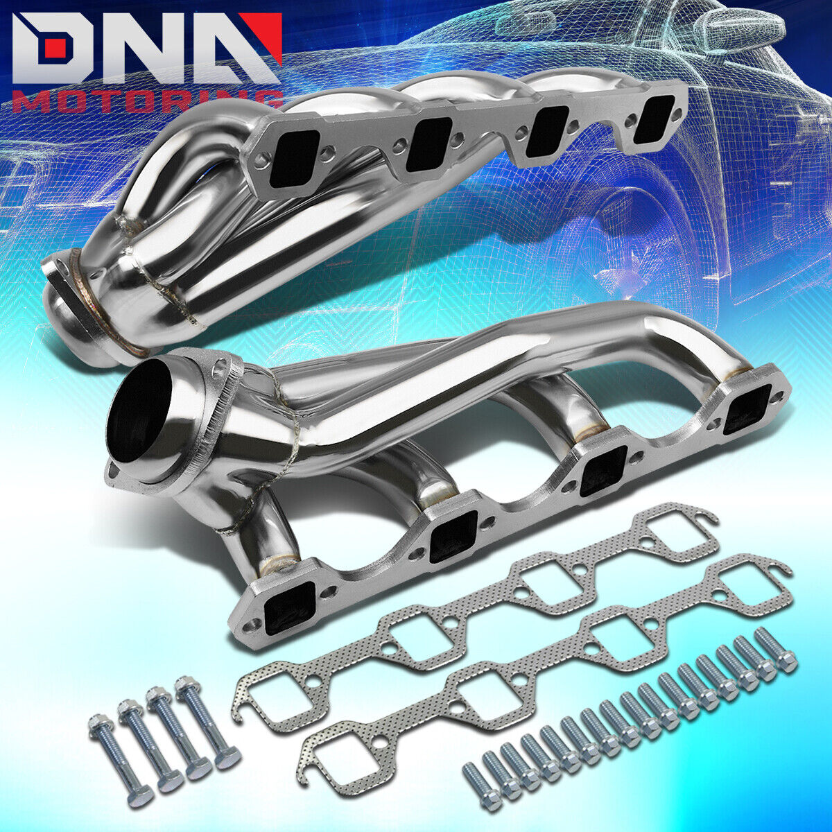 STAINLESS STEEL HEADER FOR 79-93 MUSTANG WINDSOR 5.0 V8 8CYL EXHAUST/MANIFOLD