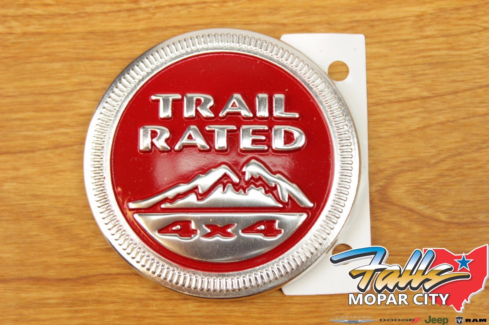 2014-2016 Jeep Cherokee Trail Hawk Right Side Trail Rated Emblem Badge Mopar OEM