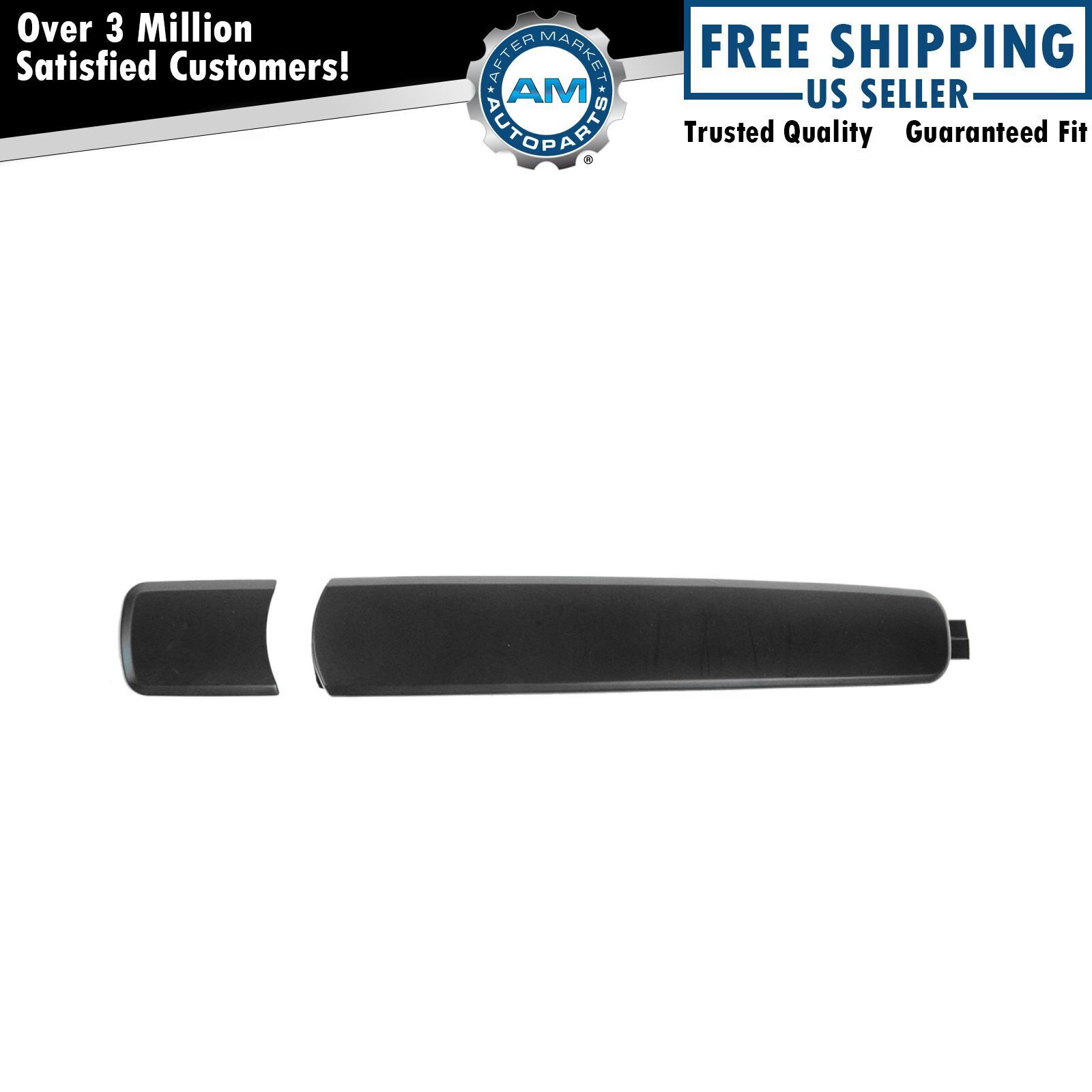 Door Handle & Cap Outside Smooth Black for Nissan Rogue Infiniti G35