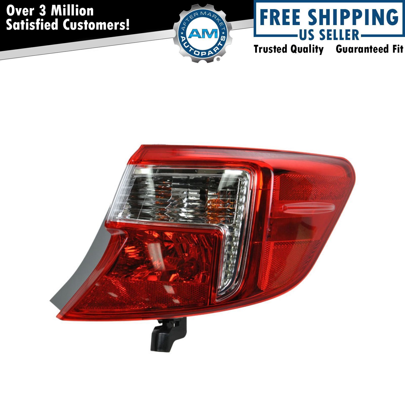 Right Outer Rear Tail Light Assembly Fits 2012-2014 Toyota Camry