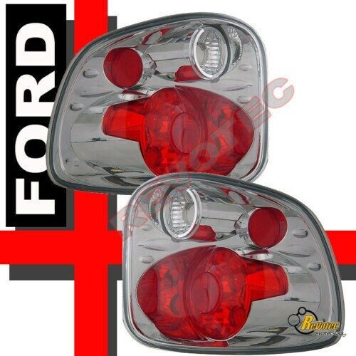 97-00 Ford F150 Lightning Lariat Flareside Stepside Pickup Chrome Tail lights