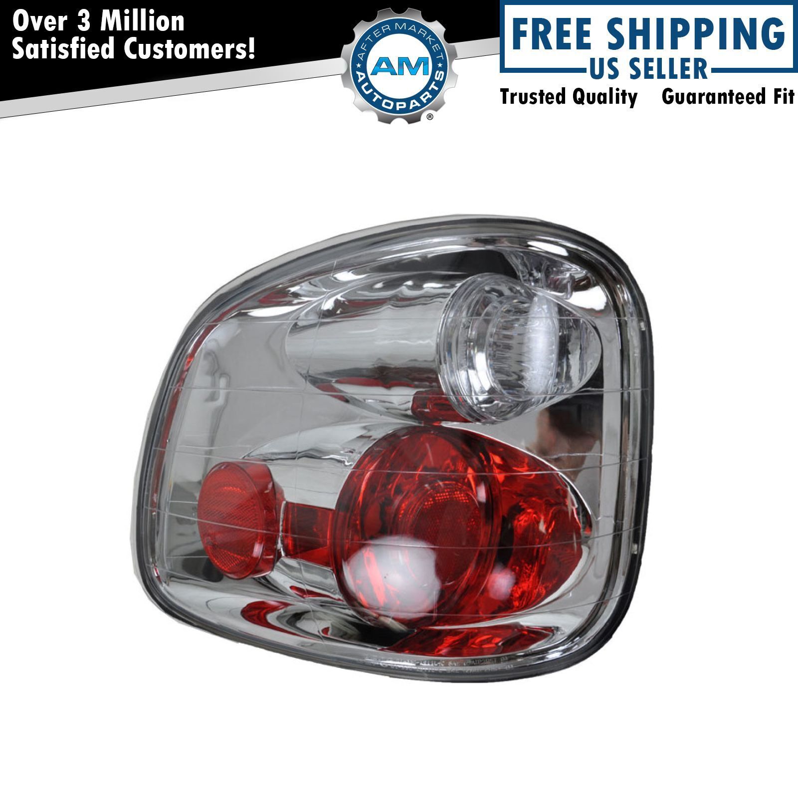 Taillight Taillamp Driver Side Left LH for 01-04 F150 Lightning Pickup Truck