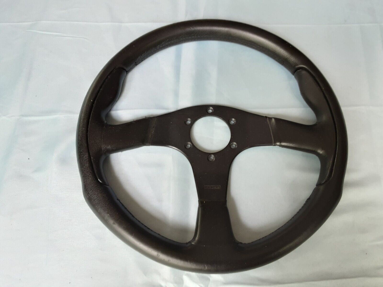 03-96 MOMO CORSE Leather Steering Wheel BLK D35 KBA70116  35cm 13.78\