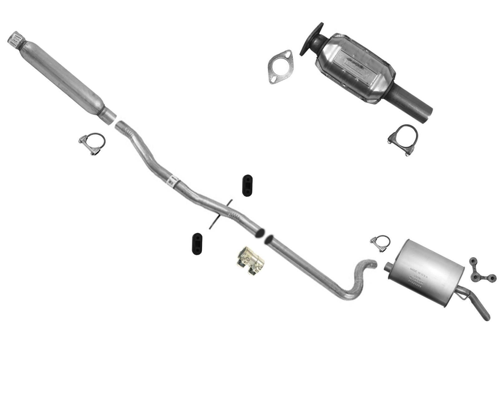 Catalytic Converter Exhaust Pipe Muffler Resonator for 09-11 Buick Lucerne 3.9L