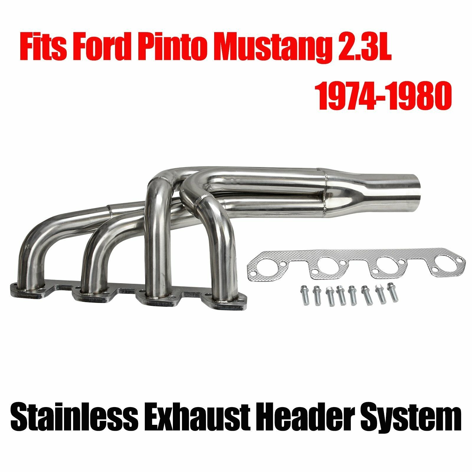 Fits Ford Pinto Mustang 2.3L Stainless Exhaust Header System Production Chassis