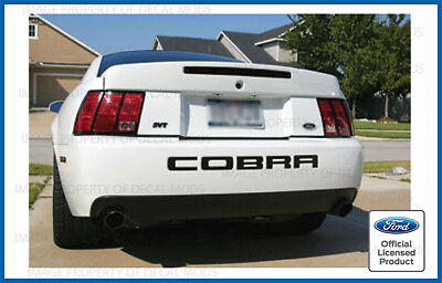 03 - 04 Ford Mustang COBRA rear bumper insert letters decals valence SVT