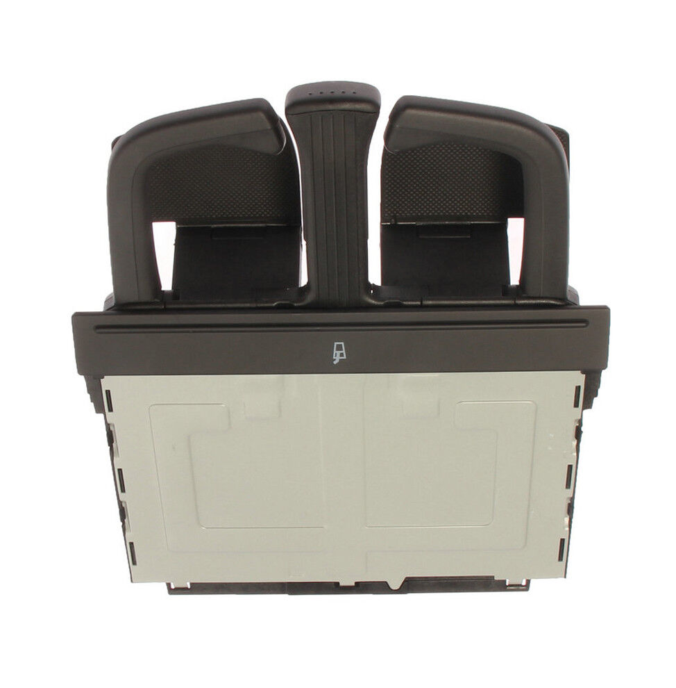 Black Rear Seat Armrest Beverage Cup Holder For VW Jetta Golf Passat AUDI A4 Q5