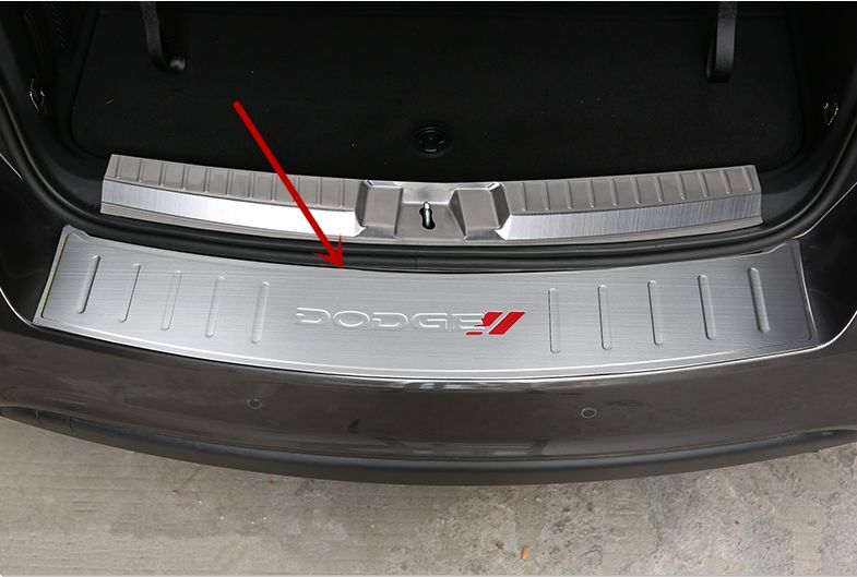 Outer Rear Bumper Protector Sill Plate Cover for Dodge Journey 2013- 2016