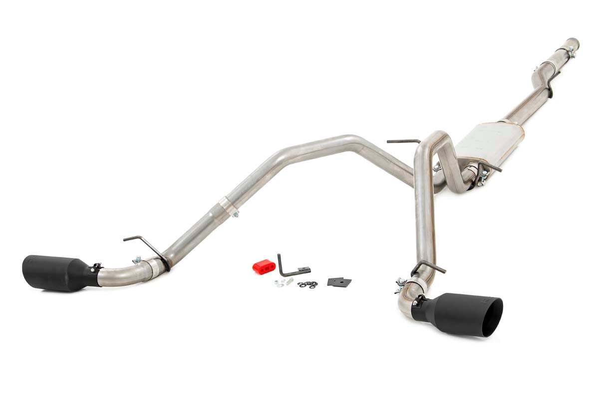 Rough Country Dual Cat-Back Exhaust for 2014-2018 Chevy/GMC 1500 | 6.2L - 96017