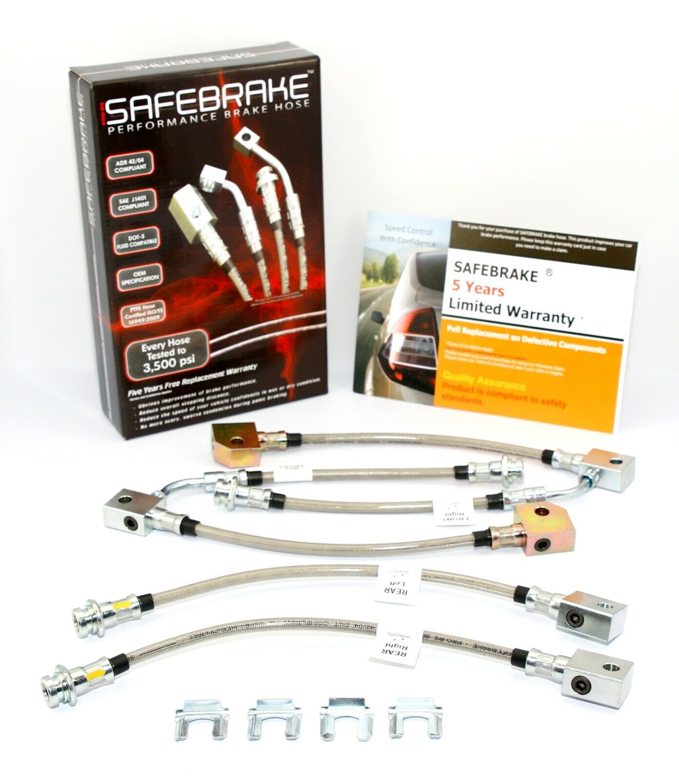 fits Skyline GT-R R33 AWD 2.6TT brake upgrade - SAFEBRAKE Performance Hoses