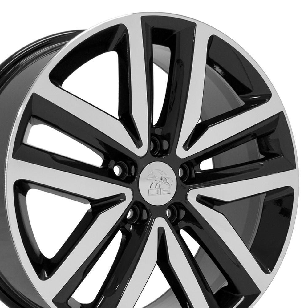 18 inch Black Machined 69941 Wheel Fits VW Arteon Atlas CC EOS GTI Jetta Style
