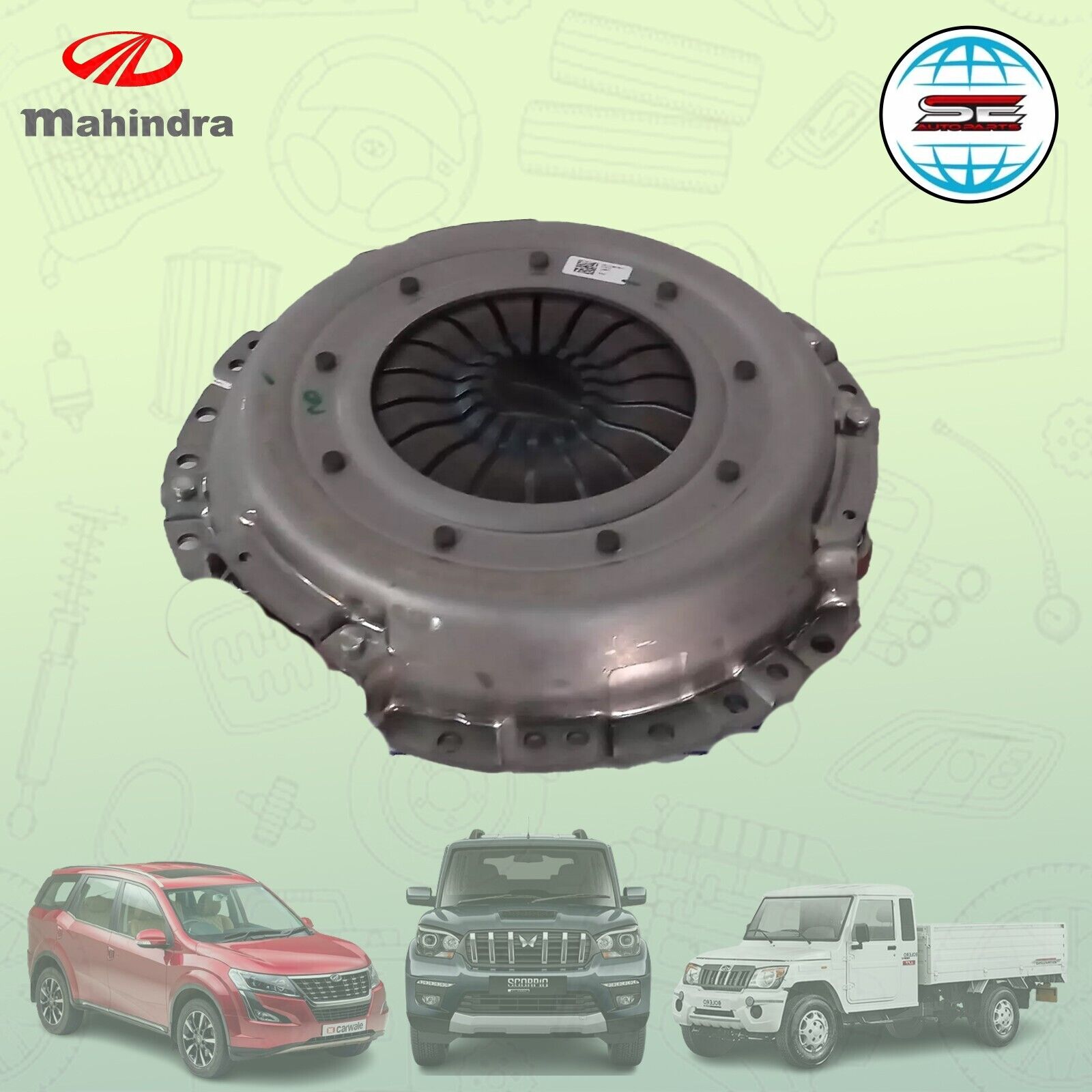 FIT FOR MAHINDRA THAR NEW,AX DSL MT 6S ST,SCORPIO Z2,Z4 DSL/MT CLUTCH COVER ASSY