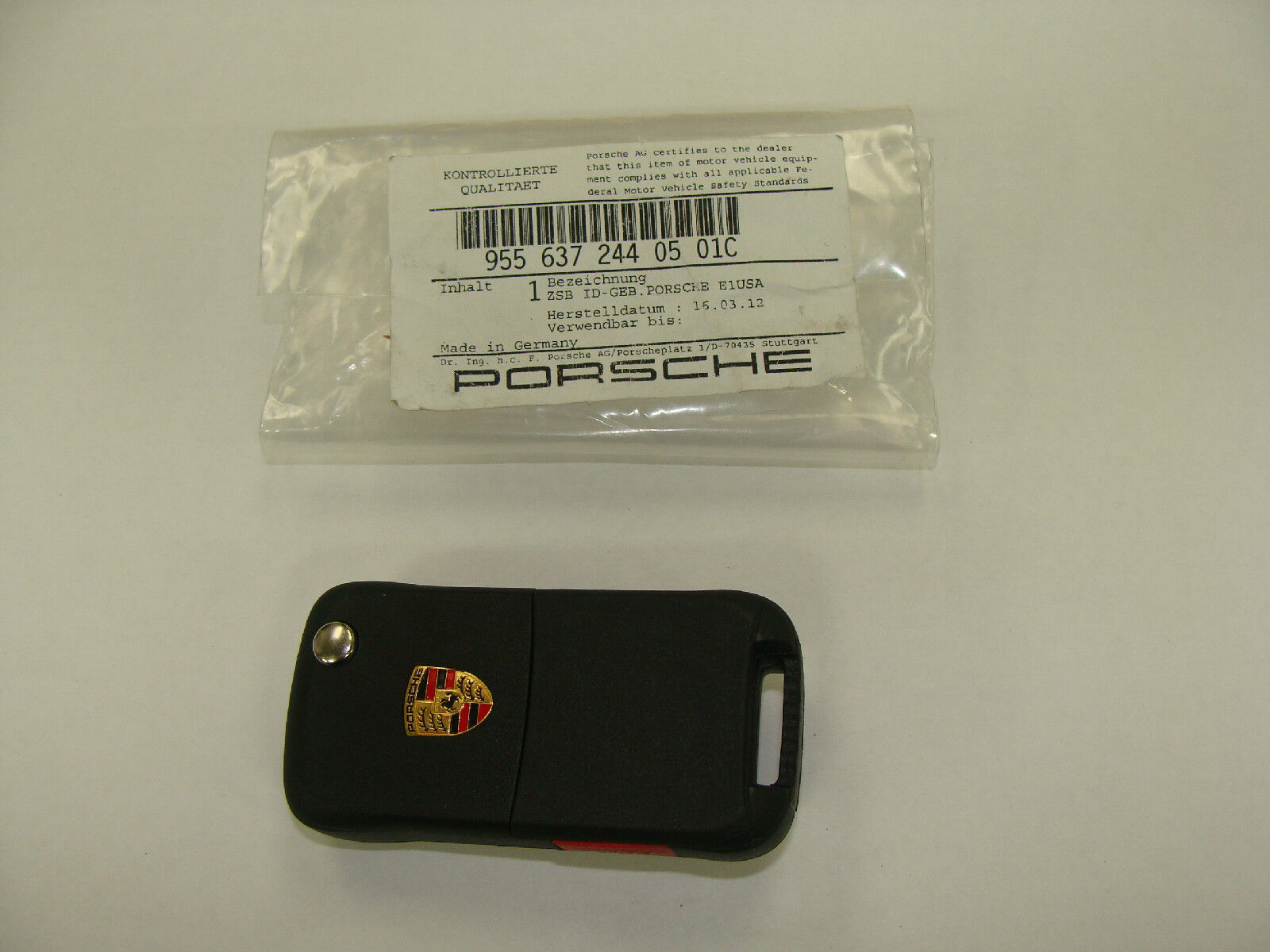 Porsche Cayenne 2003-2005 key remote
