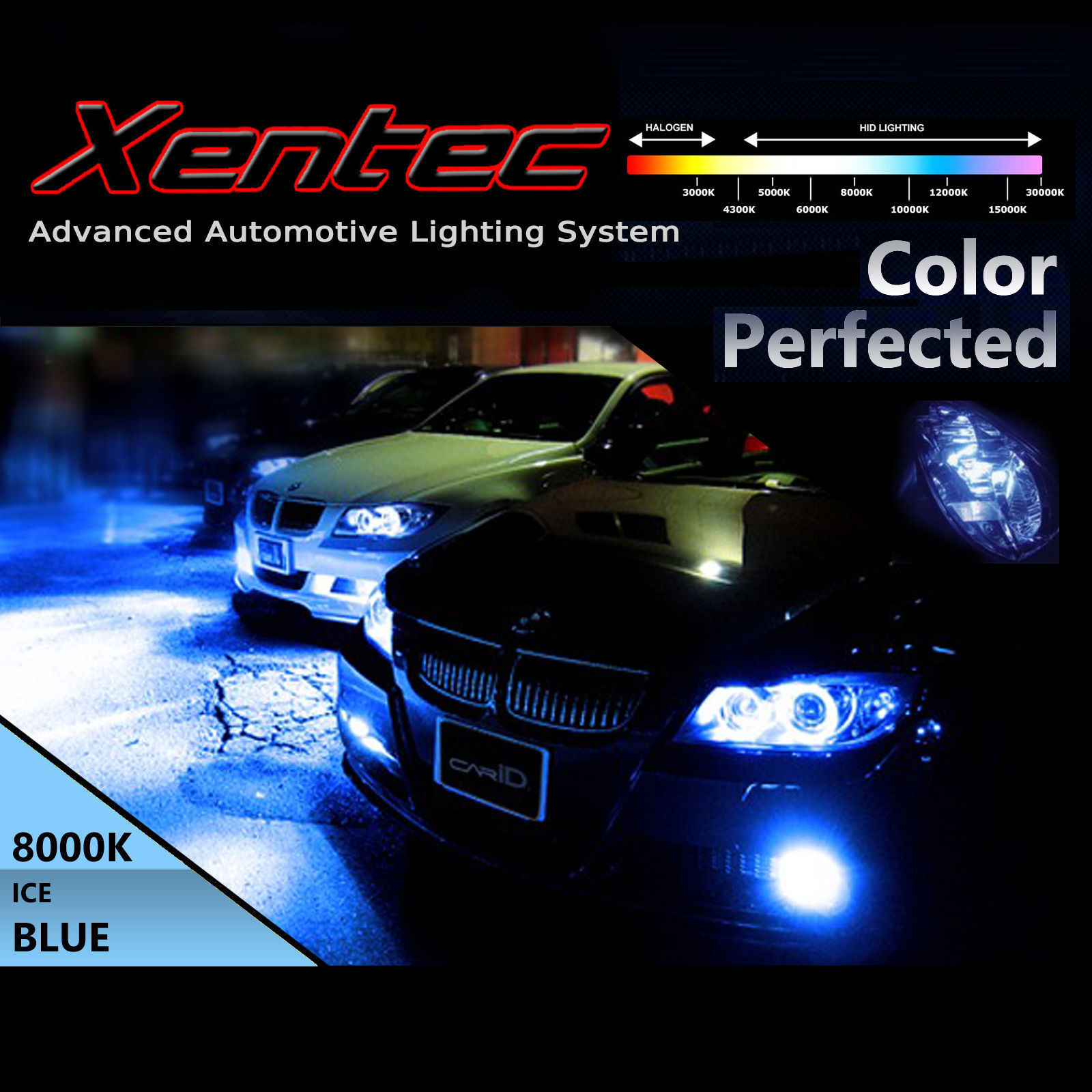 Xentec HID Conversion Kit Xenon Light 55W 60000LM H1 H3 H4 H7 H10 H11 9006 9004