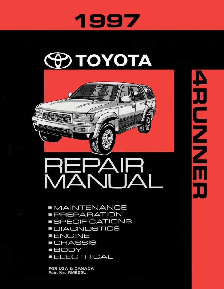 1997 Toyota 4-Runner Shop Service Repair Manual