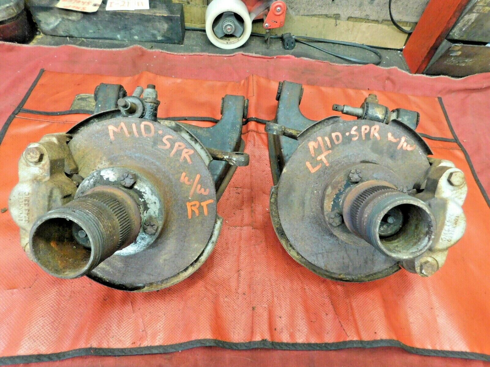 MG Midget, Sprite, Front Disc Brake Wire Wheel Suspension, Rt & Lt, Original, 