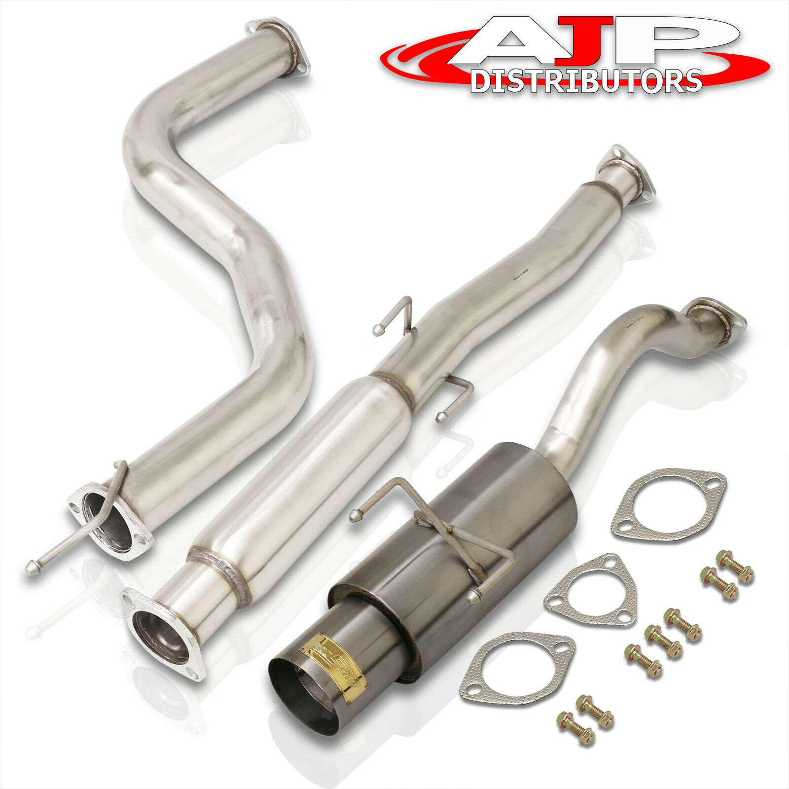 Stainless Steel Catback Exhaust 65mm Pipe 4.5