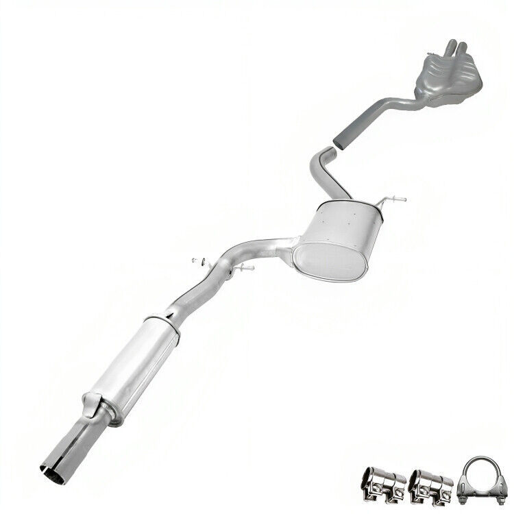 Resonator pipe Exhaust Muffler fits: 2005-2010 Volkswagen Jetta 2.5L