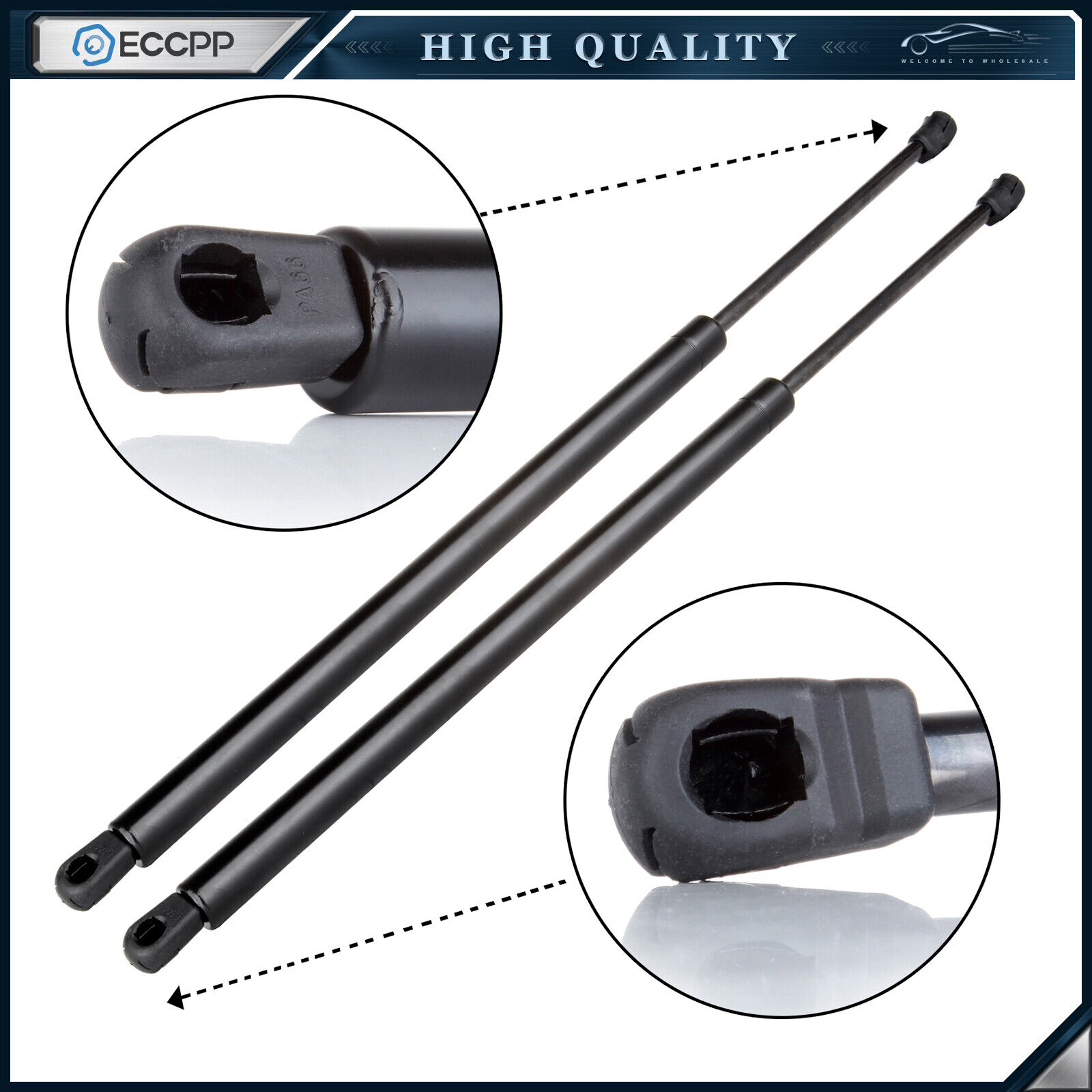 ECCPP 2x Liftgate Lift Supports Struts Gas Springs For GMC Envoy XL 2002-06 4574