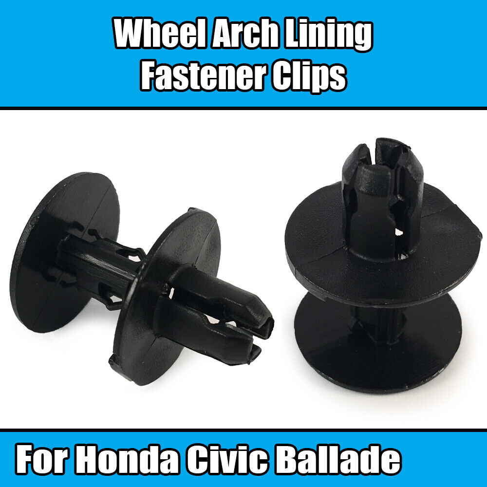 50x Clips for Honda Civic Ballade Wheel Arch Lining Fastener Rivet 91501-TR0-003