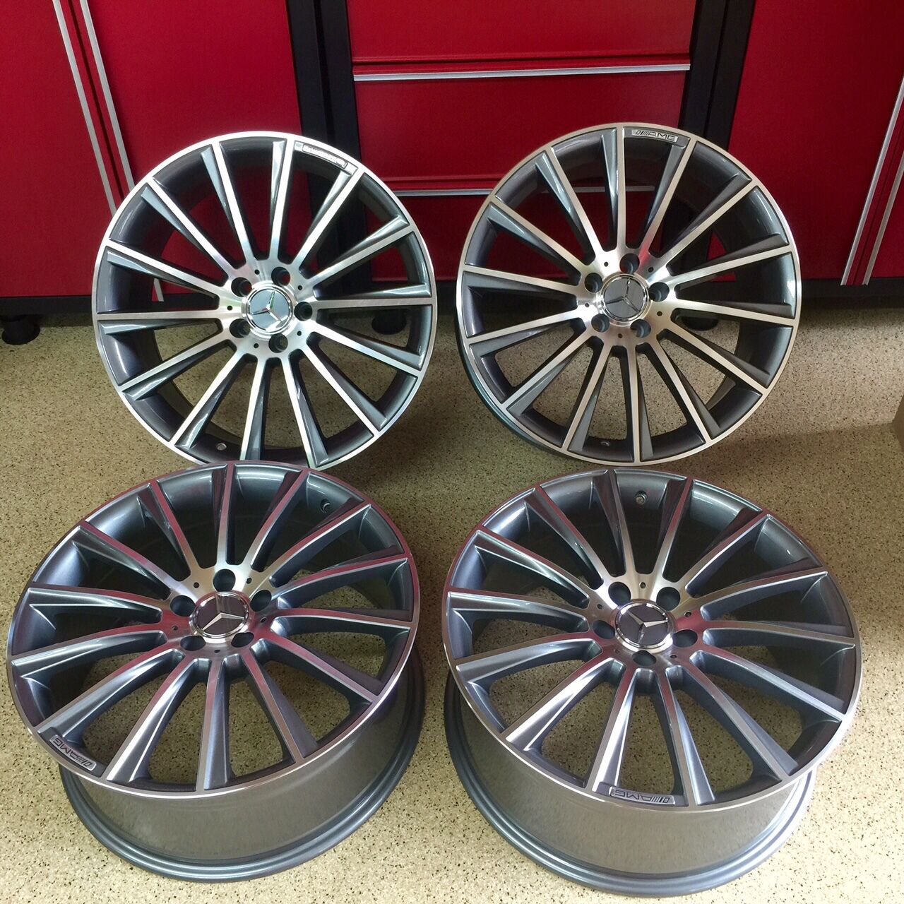 MERCEDES 20 IN S63  NEW RIMS SET4 STAGGERD FITS AMG S550 S500 S63 S600 S65 AMG