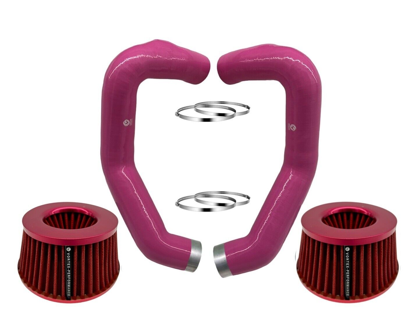 for BMW M5 M6 F10 F06 F13 F12 air intake front mount - PINK VVS1